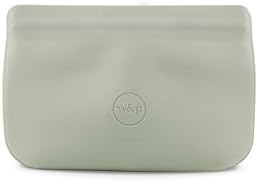 W&P Porter Silicone Reusable Storage Bag, Sandwich (10oz Flat), Sage, Food Storage Container, Microwave and Dishwasher Safe, Easy Cleaning - Image 6