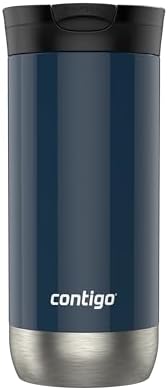Contigo HuronTravel Mug Screw Cap Stainless Steel Drinking Cup by Unknown
