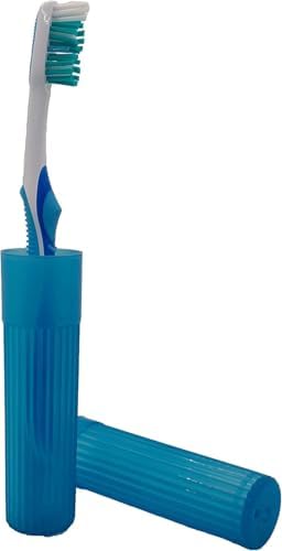 American Comb Toothbrush Holder - Blue, Made in USA, with Ventilation Holes, for Toothbrush Covers, Toothbrush Holder, Toothbrush Soft, Durable Design, Hygienic Bathroom Accessory - Image 7