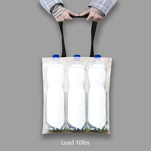 TOPDesign 24-Pack Economical Cotton Tote Bag, Lightweight Medium Reusable Grocery Shopping Cloth Bags, Suitable for DIY, Advertising, Promotion, Gift, Activity - Image 6