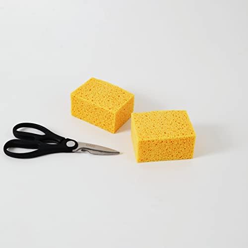 Natural Kitchen Sponges, 2" Thick Heavy Duty Scrub Sponge, 2 Pack - Image 7