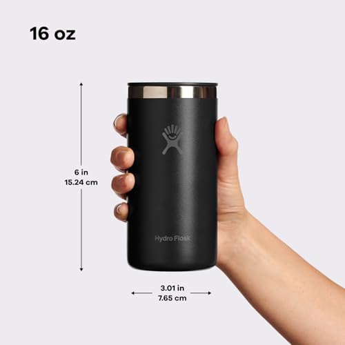 Hydro Flask Travel Coffee Cup – Insulated Stainless Steel, Non-Spill, Leak Resistant to-Go Tumbler 16 Oz Black - Image 6