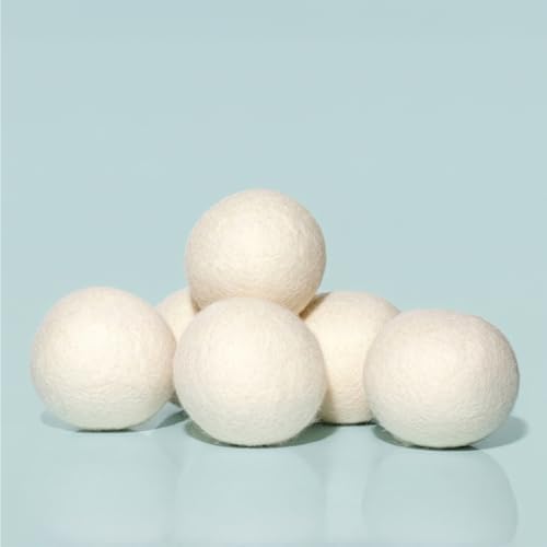 Plant Therapy Home Wool Dryer Balls 6-Pack 100% New Zealand Wool, Extra Large, Eco-Friendly, Reusable Natural Fabric Softener, All Natural & Chemical Free - Image 7