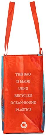 Earthwise Reusable Grocery Bags – Foldable & Water‑Resistant OceanWise® Shopping Bags, Gift Totes, Durable Multi‑Use Eco Bags (5 Pack) - Image 6