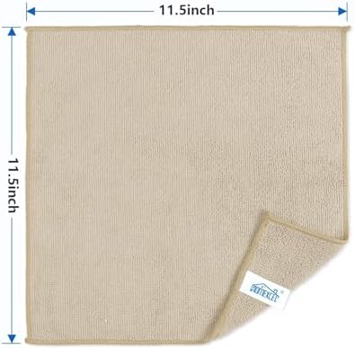 HOMEXCEL 50PK Microfiber Cleaning Cloth, Cleaning Rag for Home, 11.5x11.5in - Image 7