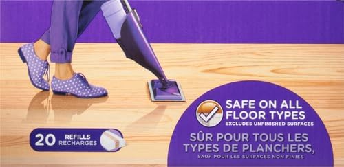 Swiffer WetJet Mops for Floor Cleaning, Hardwood Floor Cleaner Spray Mop Pad Refill, 20 Count - Image 7
