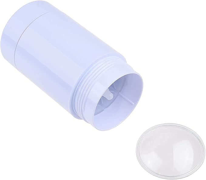 Cosmetic Case, 10 Pcs 50ml Empty Deodorant Containers, Twist Up Round Filling Stick, DIY Chapstick Lipstick Tube Refillable, White