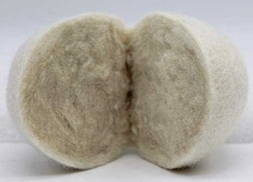 Wooland Wholesale Bulk Laundry XL Premium Wool Dryer Balls - 100% New Zealand Organic Wool Natural Fabric Softener for Sensitive Skin, Babies (50 Count) - Image 7