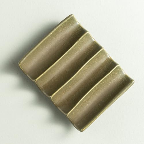 Bar Soap Holder, Ceramic Soap Dish for Shower, Bathroom Soap Saver - Image 7