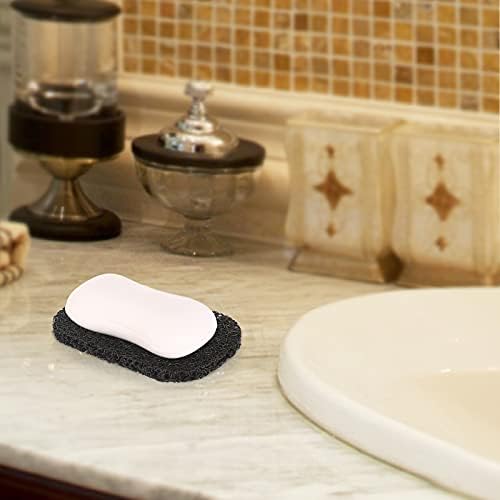 15 Piece Soap Savers Pads - Black BPA Free Holder for Bar Soap, Non-Slip Self Draining Dish Lift for Shower, Kitchen, Bathroom - Tray Bulk Accessories - Image 6