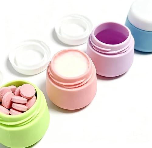 20-Piece Silicone Travel Bottles Set – TSA Approved Leakproof Toiletry Kit with Flat Easy-Squeeze Bottles, Tactile Icons, Cream Jars, Pump & Spray, Cleaning Brush - Image 7