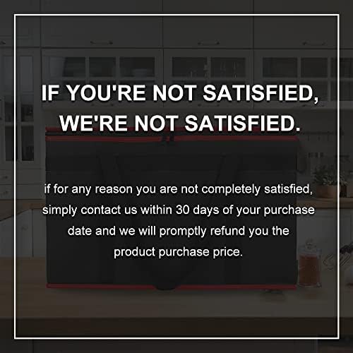 Bodaon Insulated Food Delivery Bag, XX-Large Reusable Grocery Shopping Bags, Picnic Cooler Bag Zipper/Zippered Top Cold, Black with Red Edge, 1-Pack - Image 6