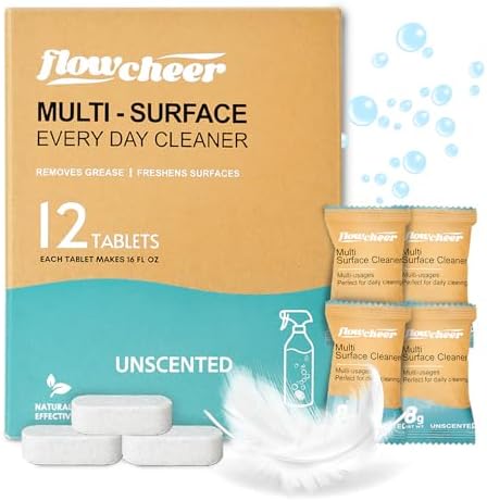 flowcheer Foaming Hand Soap Tablets (24 Pack) + All-Purpose Cleaner Refill Tablets (12 Pack) Bundle – Eco-Friendly Hand Wash & Multi-Surface Household Cleaning Set - Image 7
