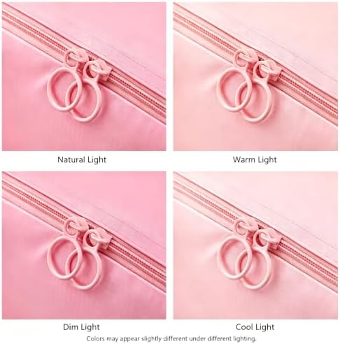 6 Set Packing Cubes, Luggage Packing Organizers for Travel Accessories, Carry on Suitcase Organizer Bags, Travel Essentials Luggage Accessories for Cruise Ship(Pink) - Image 7