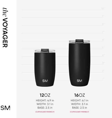 Simple Modern Travel Coffee Mug with Lid | 12oz | Tan - Image 7