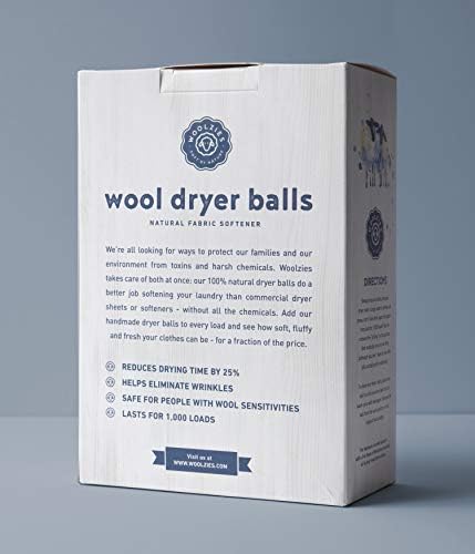 Woolzies Wool Dryer Balls Organic: Our Big Wool Spheres are the Best fabric softener | 6-Pack XL Dryer Balls for Laundry is Made with New Zealand Wool | Use Laundry Balls for Dryer with Essential Oils - Image 7