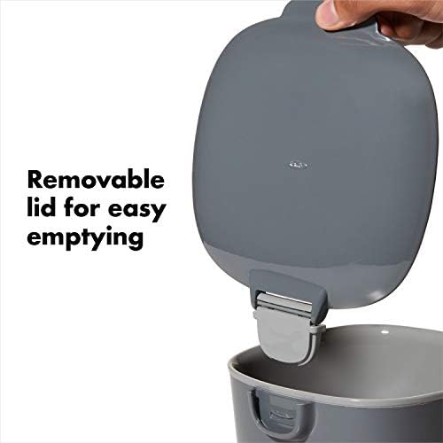 OXO Good Grips Easy-Clean Compost Bin, 0.75 Gal, Charcoal - Image 6