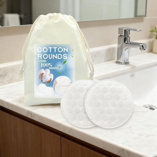 Premium Cotton Rounds for Face (500 Count) - Image 7