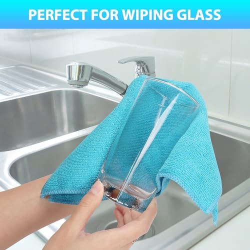 15Pcs Microfiber Cleaning Cloths, Cleaning Rag for Home, 11.5"x11.5" - Image 7