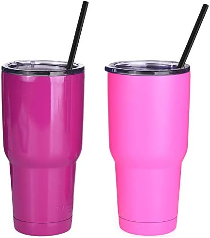 ALINK 12-Pack Reusable Black Straws, 10.5" Long Hard Plastic Tumbler Replacement Straws for 16 OZ 20 OZ 30 OZ Stanley, YETI, Mason Jar, Starbucks Tumblers, Set of 10 with Cleaning Brush - Image 7