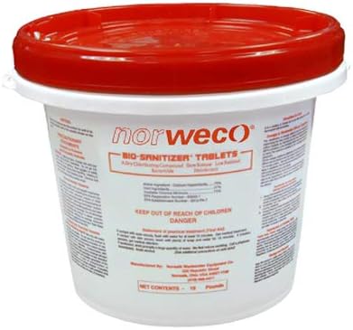 Norweco 10lb. Bio-Sanitizer Chlorine Tablets for Aerobic or Septic Systems - Image 2