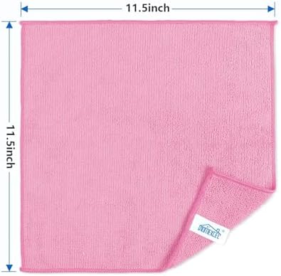HOMEXCEL 50PK Microfiber Cleaning Cloth, Cleaning Rag for Home, 11.5x11.5in - Image 7