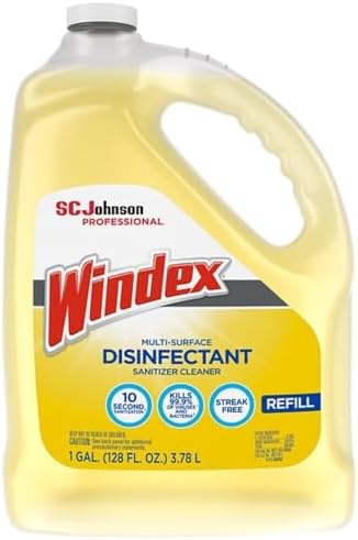 Windex Multi Surface Disinfectant Cleaner, 1 Gallon -- 4 per case. by Windex