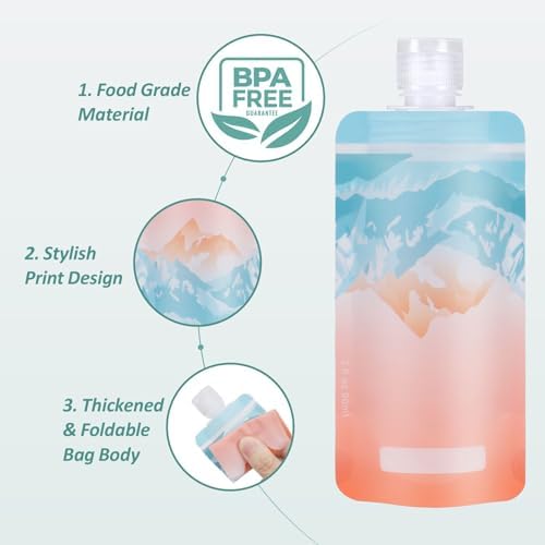 PACKISM 15 Pack Travel Pouches for Toiletries - 90ml 3 oz Liquid Container - Image 7