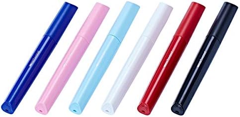 Portable Travel Toothbrush Case, Lipstick–like Plastic Toothbrush Holder Toothbrush Case Breathable Design with Air Hole More Hygienic Toothbrush Tube for Home Daily Travelling (White) - Image 7
