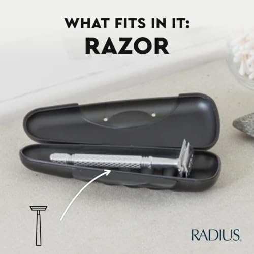 RADIUS Travel Case Value Pack, 3 Count (Toothbrush, Razor, Soap), BPA-Free Recycled Plastic, Portable for Bathroom, School, Home, Camping - Lavender - Image 7