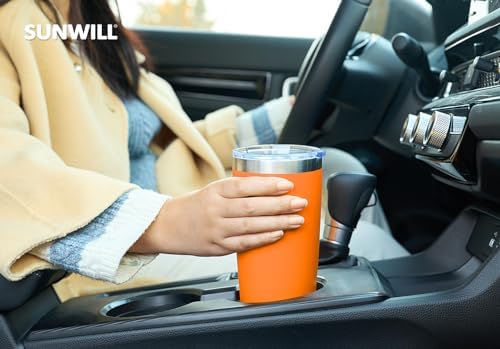 SUNWILL Coffee Tumbler, 20 oz Insulated Travel Mug Stainless Steel - Image 6