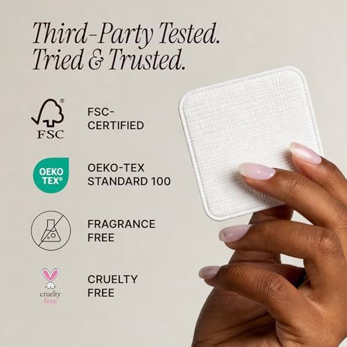 SoulSation Organic Cotton Pads, 100% Pure Makeup Remover Face Pads, 100ct - Image 4