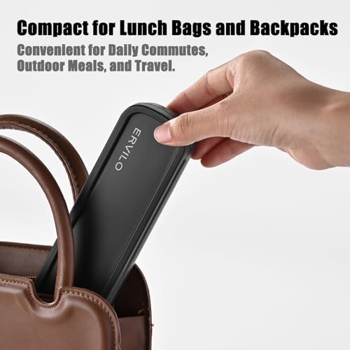 Travel Utensils with Case, Stainless Steel Portable Cutlery Set for Camping Picnic, Lunch Box Silverware for Work, Reinforced Case with Snap-Lock Closure, Include Fork Spoon Knife Chopsticks, Black - Image 6