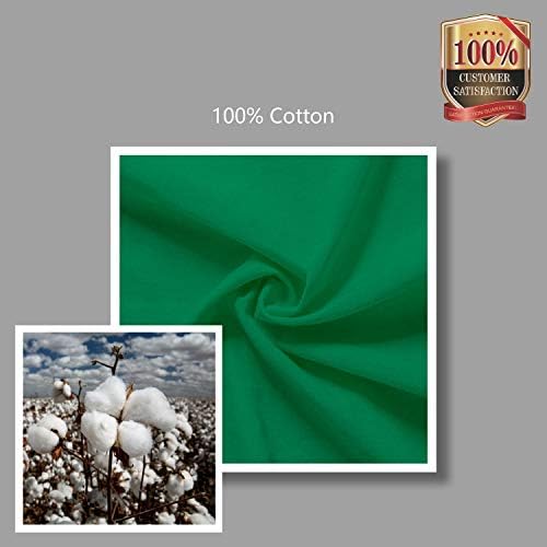 TOPDesign 12-Pack Economical 16"x15" Kelly Green Cotton Tote Bag, Lightweight Medium Reusable Grocery Shopping Cloth Bags, Suitable for DIY, Advertising, Promotion, Gift, Activity - Image 7