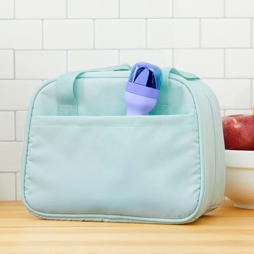 Zoku Pocket Utensil Set Stainless Steel Fork, Knife, and Spoon in Case Blue - Image 7