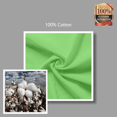 TOPDesign 12-Pack Economical 16"x15" Baby Green Cotton Tote Bags, Lightweight Medium Reusable Grocery Shopping Cloth Bags, Suitable for DIY, Advertising, Promotion, Gift, Activity - Image 7