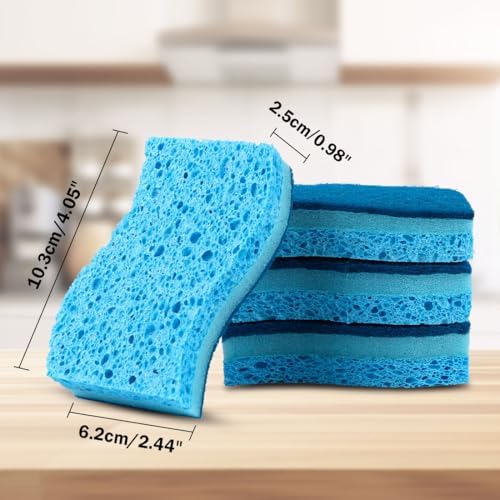 AIDEA Sponges Kitchen-24Count, Non-Scratch Scrub Sponge, Sponge for Dishes - Image 6