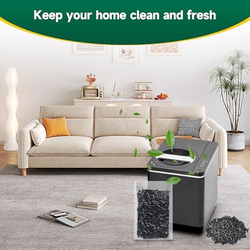 3 Packs 210g Odor Absorbing Activated Carbon Filter Refills for Lomi Smart Waste Kitchen Composter & Eco 5 & Vitamix FC-50-SP Electric Composter, Activated Charcoal Pellets - Image 7