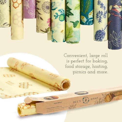 Bee's Wrap Beeswax Wrap Roll, 14 x 52 in - Botanical - Image 6