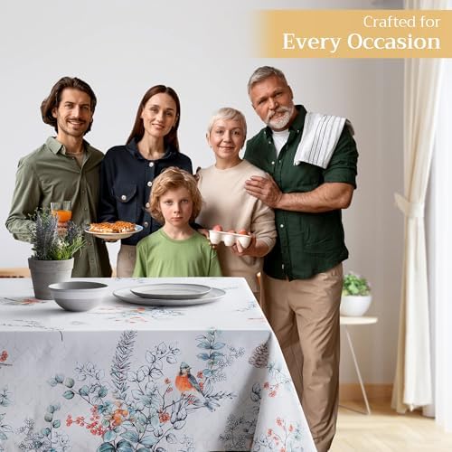 Maison d' Hermine Table Cloth Rectangle Table Reusable 100% Cotton 60"x90" - Image 6