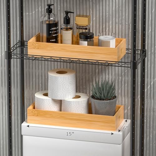 Bamboo Kitchen Drawer Organizer, Deep 2-Pack, 17" x 6" x 2.5" - Image 6