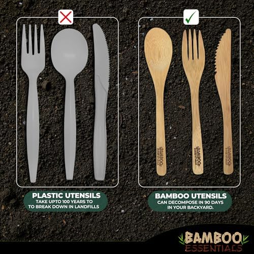 Travel Utensils with Case Set Fork, Knife, Spoon, Chopsticks, Straw, Straw-cleaning brush, Travel Pouch and Carabiner, Excellent For Everyday Use! ((1Set) Midnight Black) - Image 7