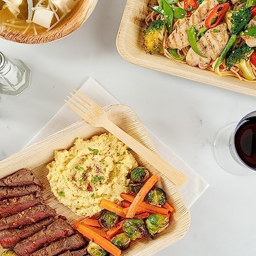 Restaurantware Bambuddha 7 Inch Wooden Knives, 24 Disposable Bamboo Knives - Durable, Smooth Finish, Bamboo Sustainable Cutlery, Withstands Heat, Alternative To Plastic Cutlery - Image 6
