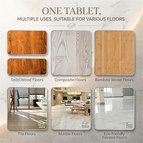 100 Piece Floor Cleaning Tablets Multi-Surface Cleaner - Heavy Duty Dissolvable Floor Cleaner Tablets for Mopping, No-Rinse Laminate Floor Cleaner, Tile & Hardwood Floor Revive, Fresh Scent(I Black) - Image 7