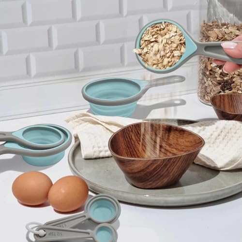 Kitchen Gadgets Set 13 Piece, Essentials for Kitchen RV Camper, Blue - Image 6