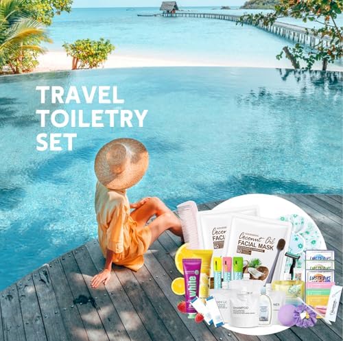 41PCS Travel Set,Toiletry Essentials,Multifunctional Travel Toiletry Bag,Complete Travel Kit for Vacation Overnight Airplane Travel Toiletries,Men and Women - Image 7