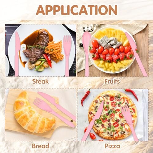 1 PCS Reusable Utensils Set with Case, Camping Utensils for Travel Picnic - Image 6