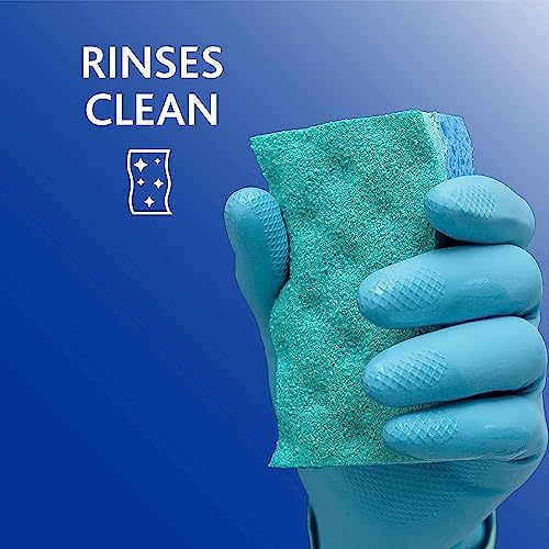 O-Cedar Multi-Use Scrunge Scrub Sponge (6 CT) with Playtex Living Reuseable Rubber Cleaning Gloves (Medium, 3 Pairs) - Image 7