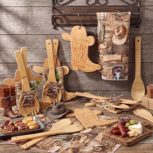 Geelin 31 Pcs Westen Gift Set Boot Kitchen, Cutting Board Towels - Image 6