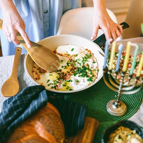 Eisinly 7-Piece Wooden Cooking Spoons,Durable Carbonized Bamboo Utensil Set - Image 7
